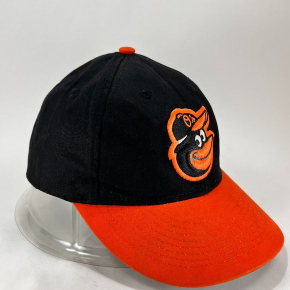 Baltimore Orioles Youth Kids MLB Strap Back Cap Hat Black Orange Baseball OC - Picture 6 of 15